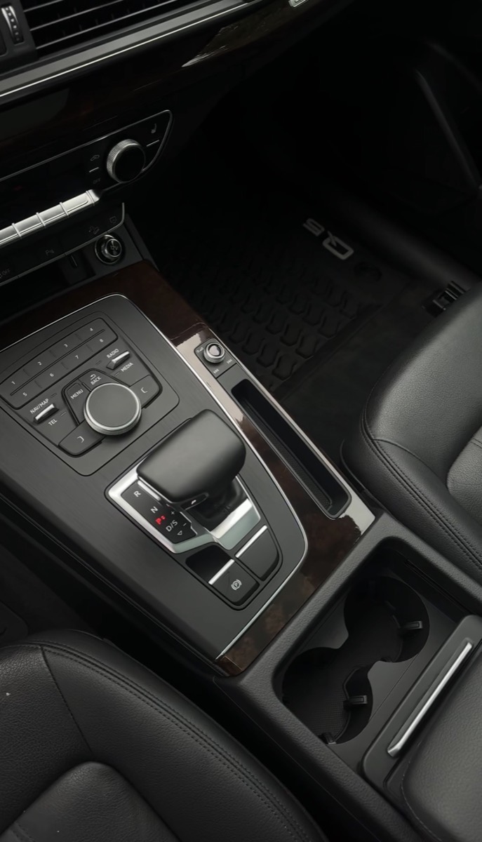 Clean gray car