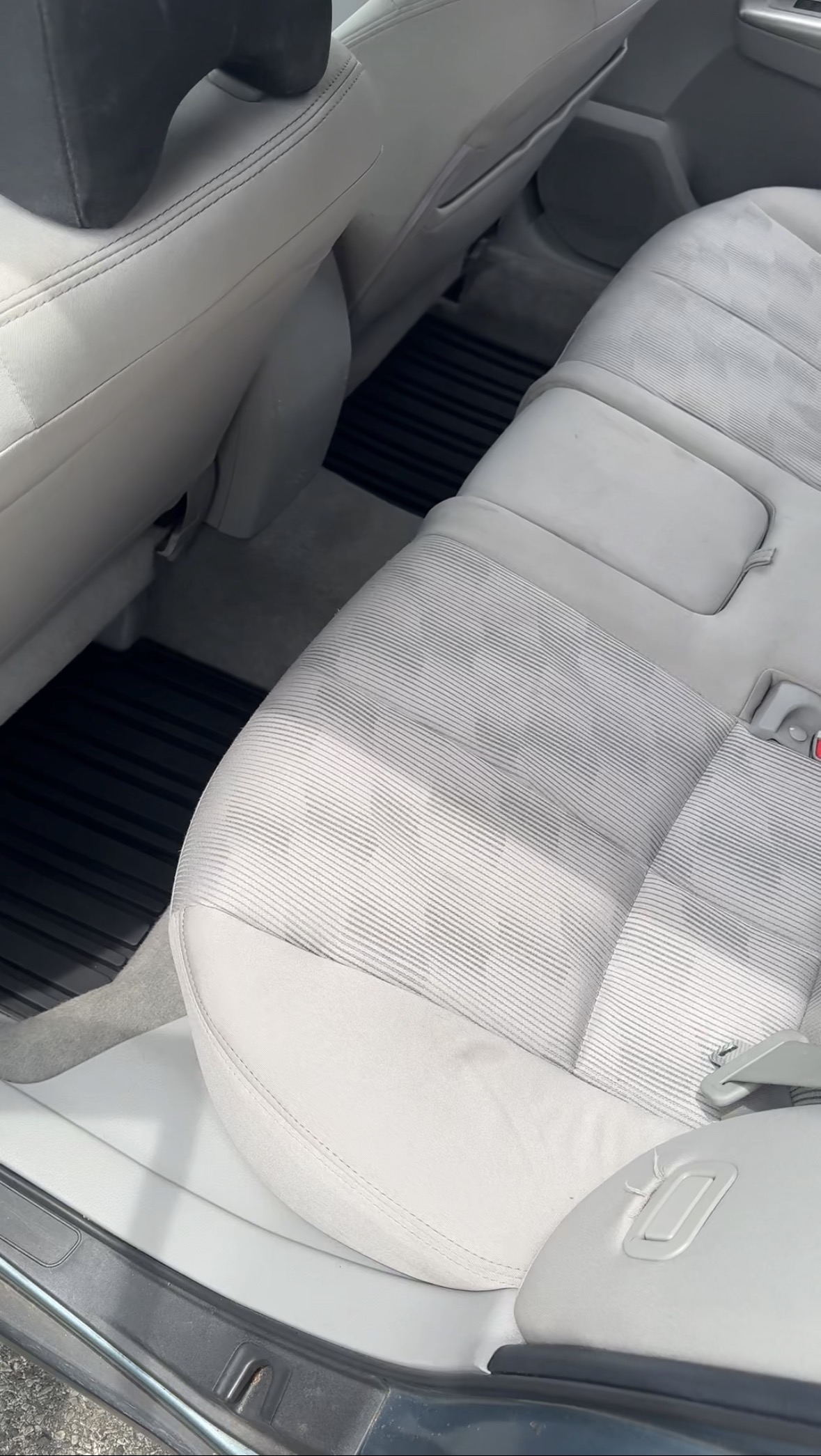 Nissan cabin after interior detailing